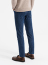 Ombre Clothing Pánské klasické seprané džíny REGULAR FIT modrá Ombre Clothing