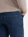 Ombre Clothing Pánské klasické seprané džíny REGULAR FIT modrá Ombre Clothing