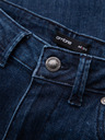 Ombre Clothing Pánské klasické seprané džíny REGULAR FIT modrá Ombre Clothing