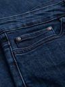 Ombre Clothing Pánské klasické seprané džíny REGULAR FIT modrá Ombre Clothing