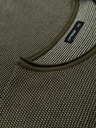 Ombre Clothing Pánský pletený svetr RELAXED FIT se vzorem zelená Ombre Clothing