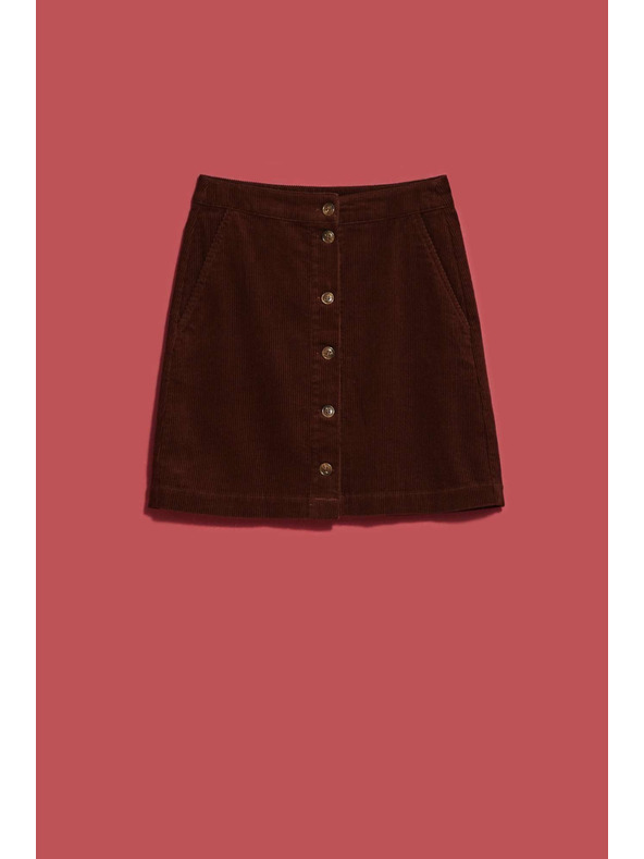 Moodo Hnědá dámská sukně Moodo