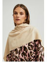 Moodo Béžová dámská šála Moodo