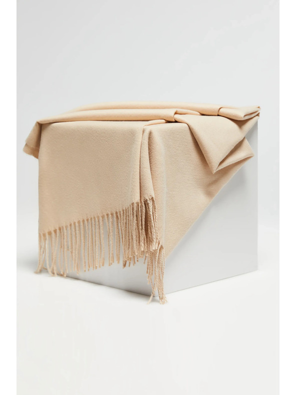 Moodo Béžová dámská šála Moodo