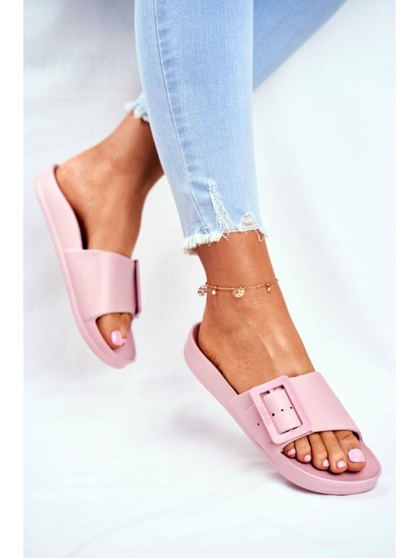 BIG STAR SHOES Dámské elegantní pantofle Big Star - růžové