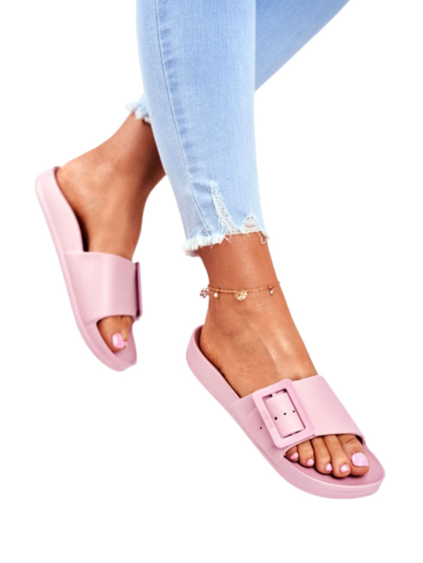 BIG STAR SHOES Dámské elegantní pantofle Big Star - růžové