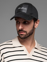 Ombre Clothing Pánská kšiltovka s kšiltem a velkou nášivkou černá Ombre Clothing