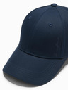 Ombre Clothing Pánská baseballová čepice s ozdobnou výšivkou tmavě modrá Ombre Clothing