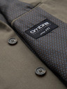 Ombre Clothing Elegantní pánské sako z vlněné směsi khaki Ombre Clothing