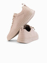 Ombre Clothing Unisex pánská ležérní obuv z eko nubuku béžová Ombre Clothing