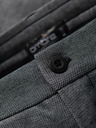 Ombre Clothing Pánské bavlněné teplákové šortky BASIC šedé Ombre Clothing