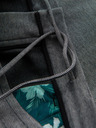 Ombre Clothing Pánské bavlněné teplákové šortky BASIC šedé Ombre Clothing