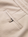 Ombre Clothing Pánské bavlněné teplákové šortky BASIC béžové Ombre Clothing