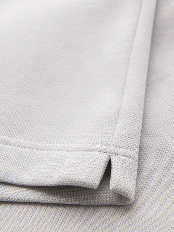 Ombre Clothing Pánské bavlněné teplákové šortky BASIC šedé Ombre Clothing