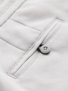 Ombre Clothing Pánské bavlněné teplákové šortky BASIC šedé Ombre Clothing