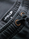 Ombre Clothing Pánské bavlněné teplákové šortky BASIC šedé Ombre Clothing