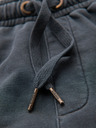Ombre Clothing Pánské bavlněné teplákové šortky BASIC šedé Ombre Clothing