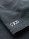 Ombre Clothing Pánské bavlněné teplákové šortky BASIC šedé Ombre Clothing
