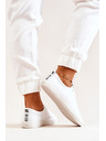 BIG STAR SHOES Dámské kožené tenisky Big Star - bílé