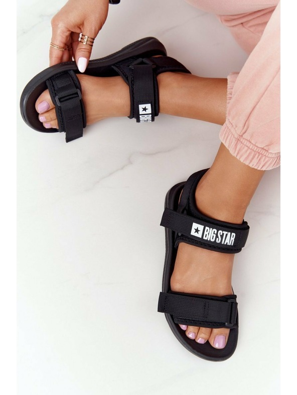 BIG STAR SHOES Dámské sportovní sandále Big Star - černé