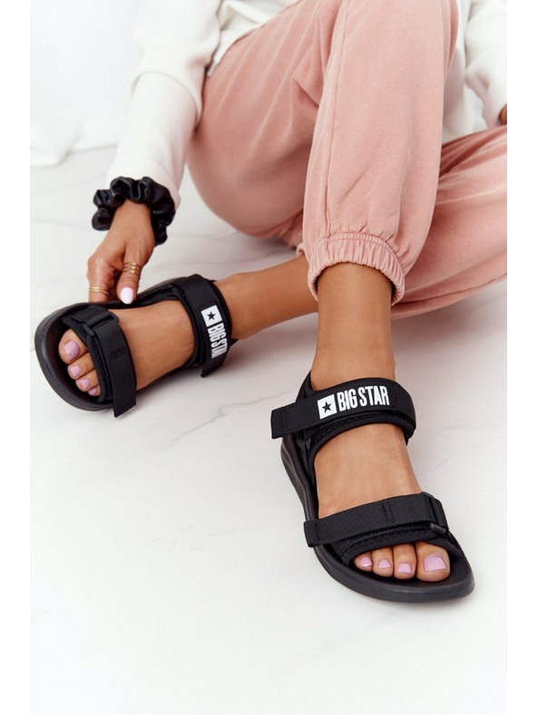 BIG STAR SHOES Dámské sportovní sandále Big Star - černé