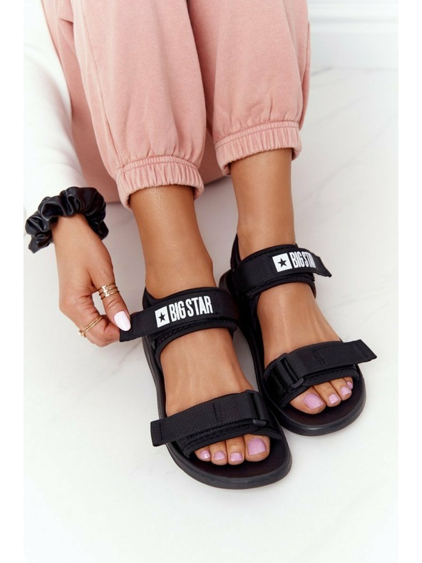 BIG STAR SHOES Dámské sportovní sandále Big Star - černé
