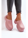 BIG STAR SHOES Dámské pantofle s masivní podrážkou Big Star Pink