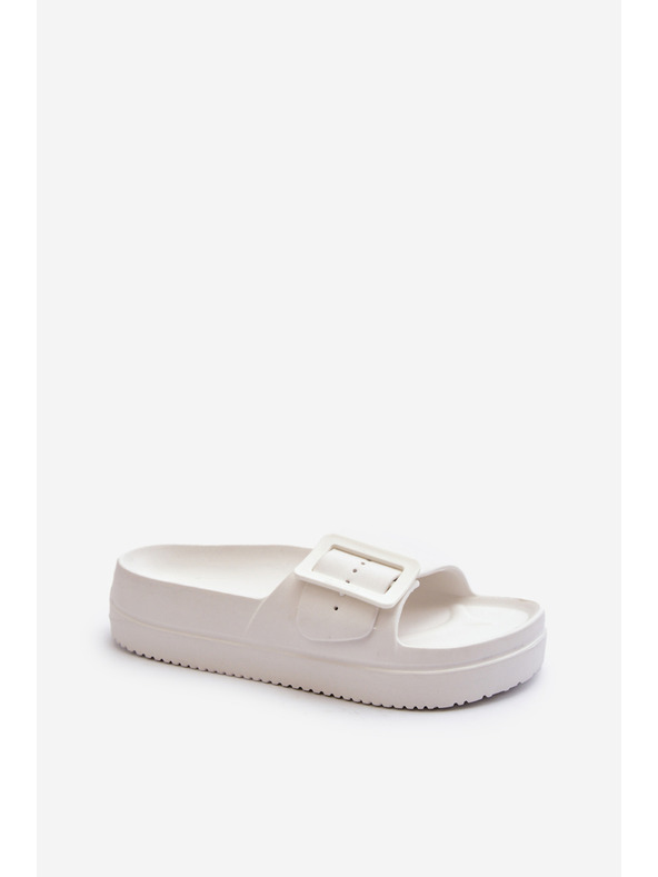 BIG STAR SHOES Dámské pěnové pantofle na platformě s přezkou Big Star