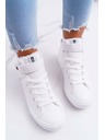 BIG STAR SHOES Insulated Leather Sneakers BIG STAR White Velikost: