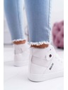 BIG STAR SHOES Insulated Leather Sneakers BIG STAR White Velikost: