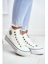 BIG STAR SHOES Dámské vysoké tenisky Big Star - bílé