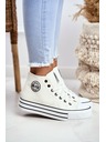 BIG STAR SHOES Dámské vysoké tenisky Big Star - bílé