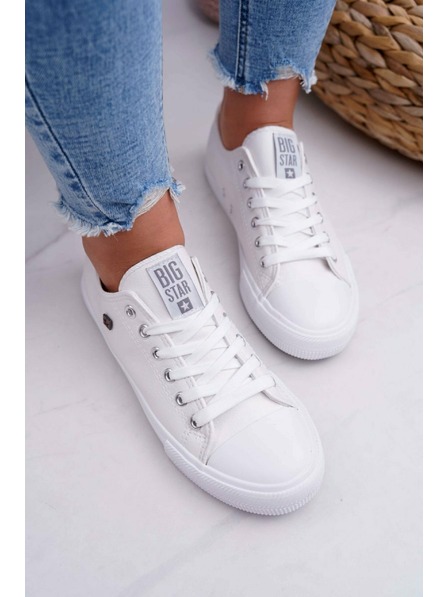 BIG STAR SHOES Dámské klasické tenisky Big Star - bílé