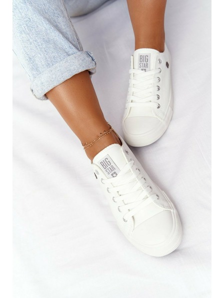 BIG STAR SHOES Dámské klasické tenisky Big Star - bílé
