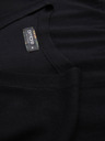 Ombre Clothing Pánský pletený svetr se strukturovanými puntíky - tmavě modrý Ombre Clothing