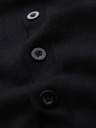 Ombre Clothing Pánský pletený svetr se strukturovanými puntíky - tmavě modrý Ombre Clothing
