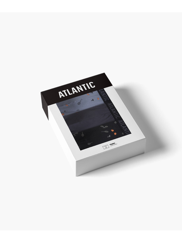 Atlantic Pánské boxerky ATLANTIC 3Pack - vícebarevné