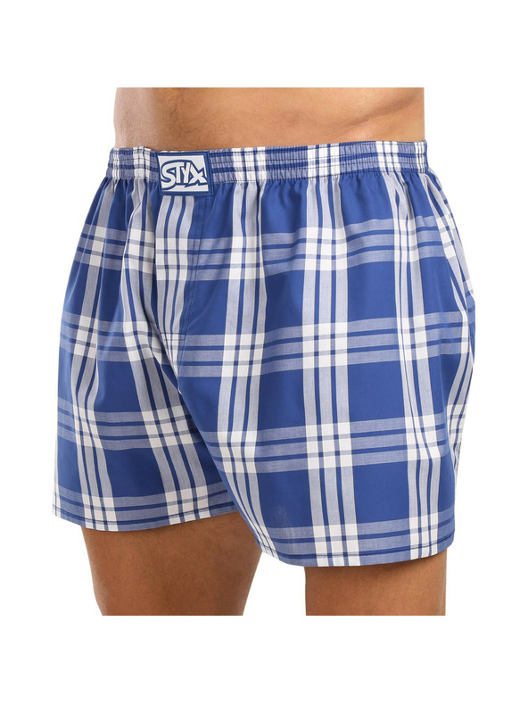 Styx Sada tří - pánské trenky Styx klasická guma nadrozměr vícebarevné