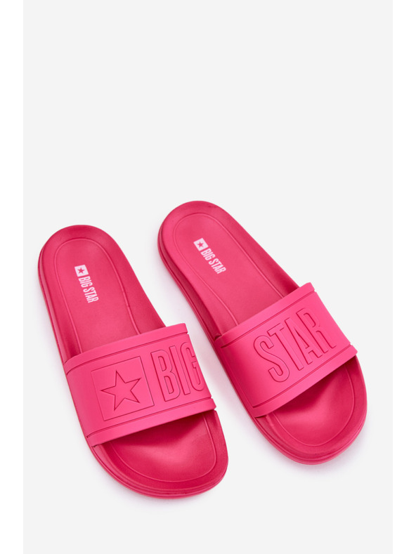 BIG STAR SHOES Dámské módní pantofle Big Star růžové