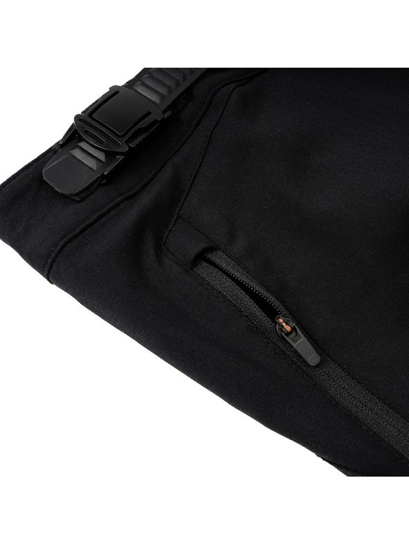 Horsefeathers Dětské bike kalhoty Stoker - black HORSEFEATHERS