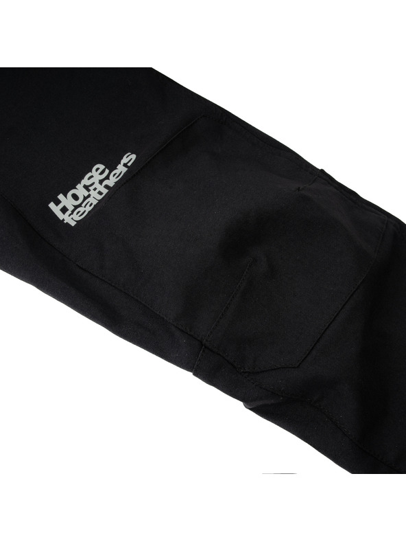 Horsefeathers Dětské bike kalhoty Stoker - black HORSEFEATHERS