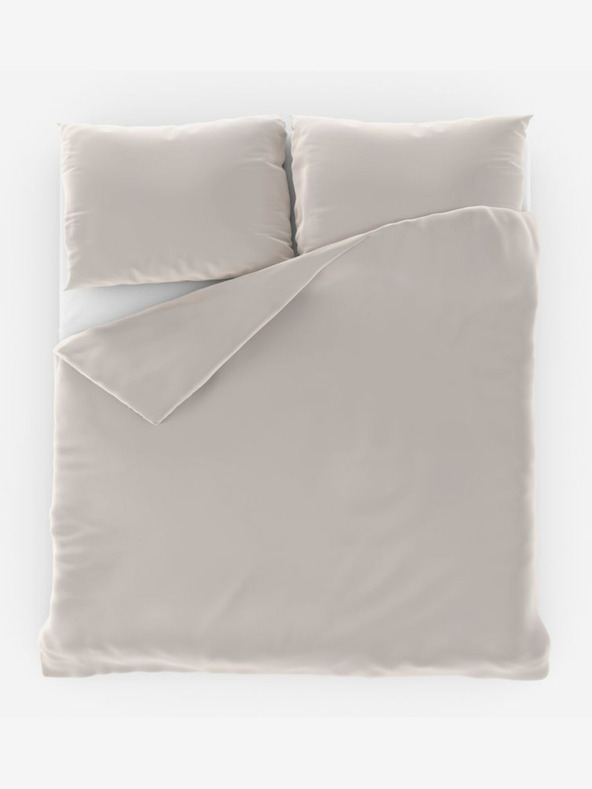 Kvalitex Klasické hotelové povlečení ATLAS hladký 140x200,70x90cm bílé