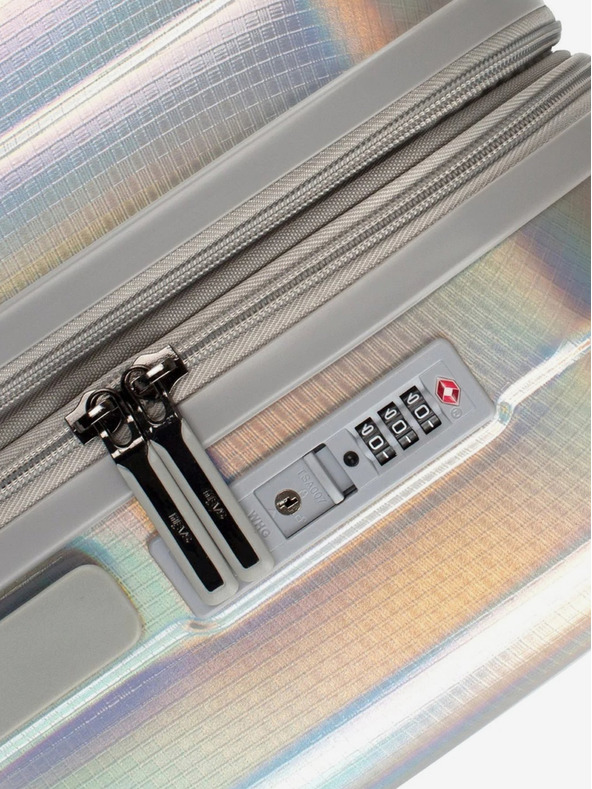 Heys Cestovní kufr v stříbrné barvě Heys Astro M