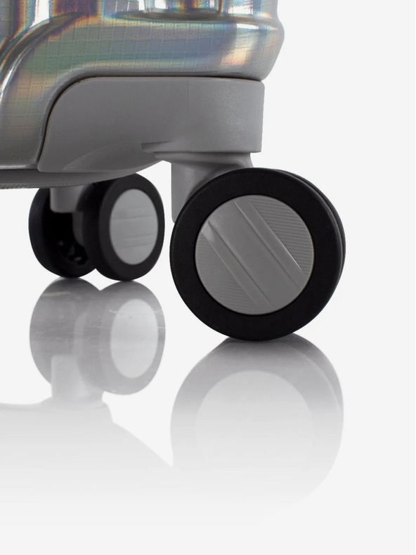 Heys Cestovní kufr v stříbrné barvě Heys Astro M