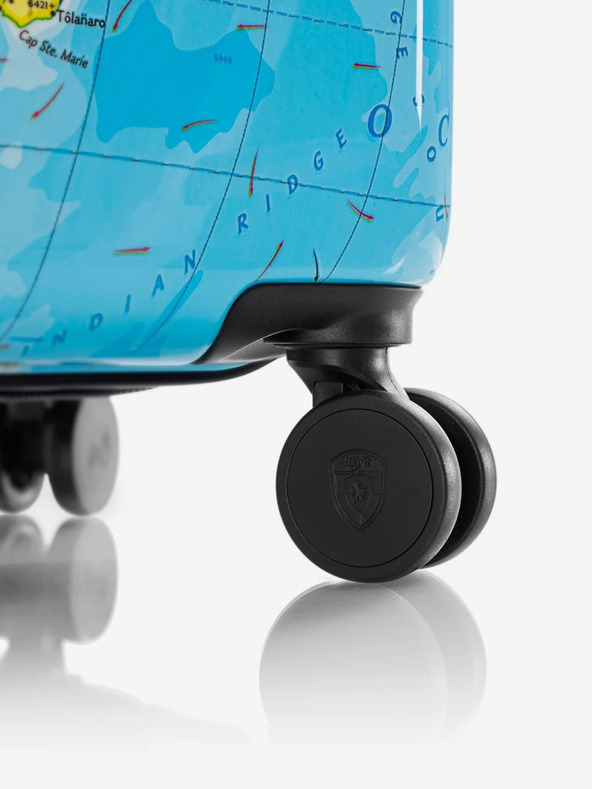 Heys Modrý vzorovaný cestovní kufr Heys Journey 3G L