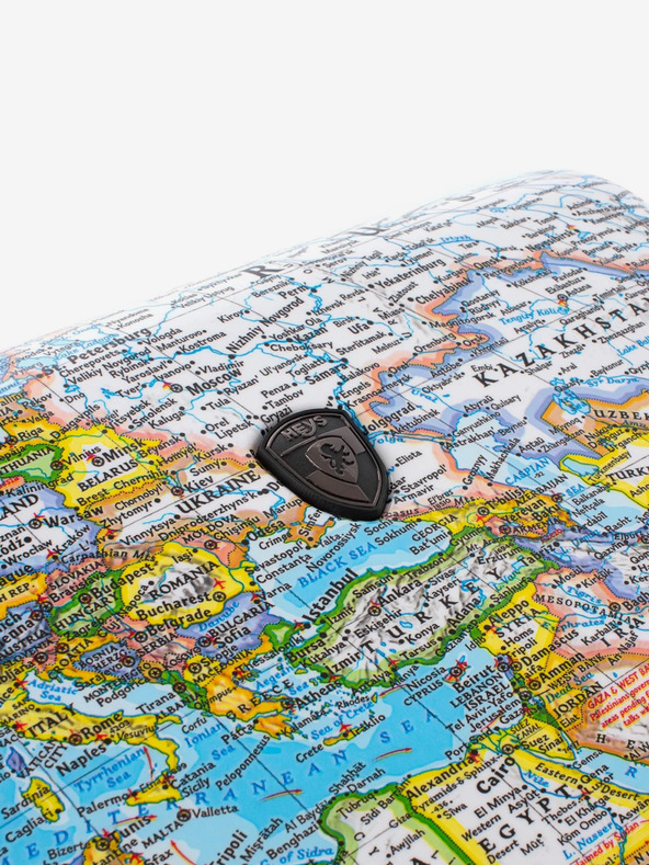 Heys Modrý vzorovaný cestovní kufr Heys Journey 3G L