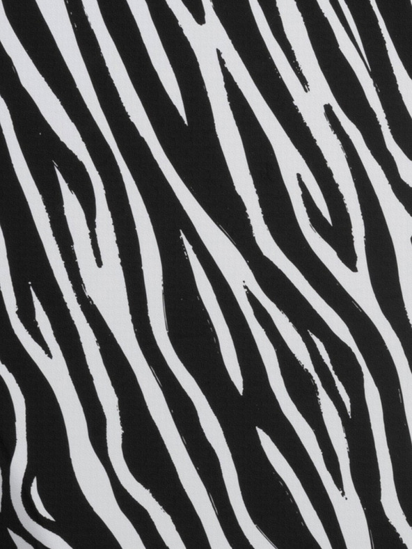 Heys Bílo-černý cestovní kufr se zvířecím vzrorem Heys EZ Fashion L Zebra