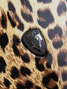 Heys Černo-hnědý vzorovaný cestovní kufr Heys Brown Leopard M