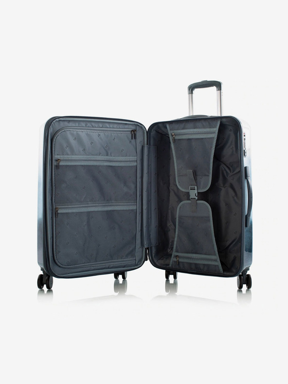 Heys Sada tří modrých cestovních kufrů Heys Tie-Dye Blue S,M,L