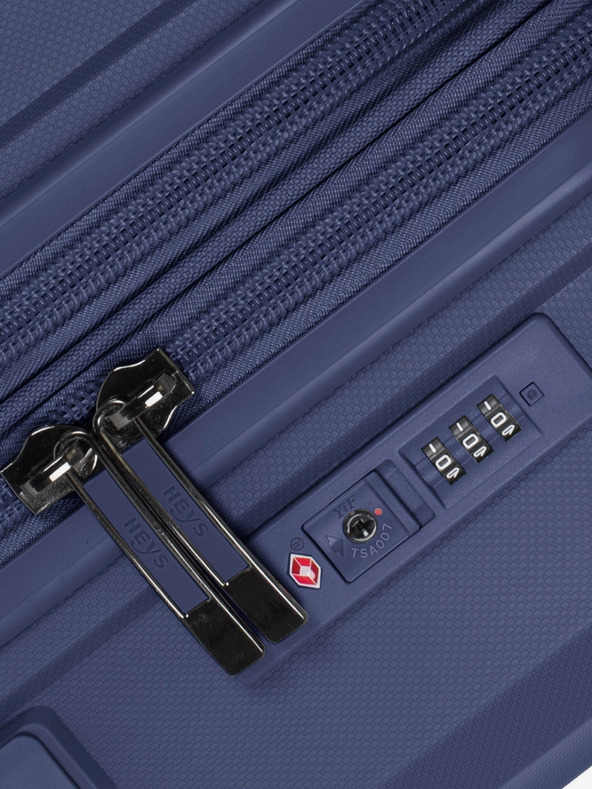 Heys Sada tŕí cestovních kufrů v modré barvě Heys Airlite S,M,L Blue